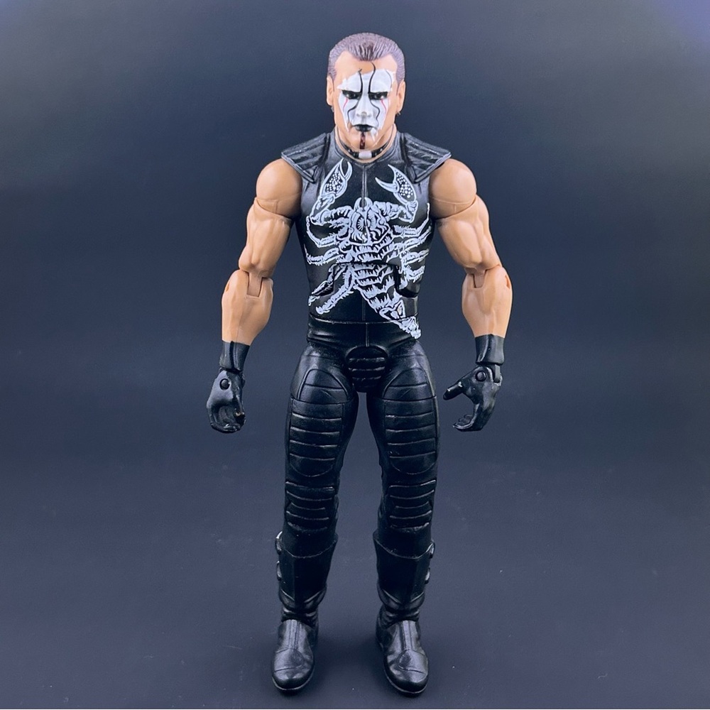 Mattel WWE Elite Defining Moments Sting Wrestling Action Figure 2015 HEADSWAP
